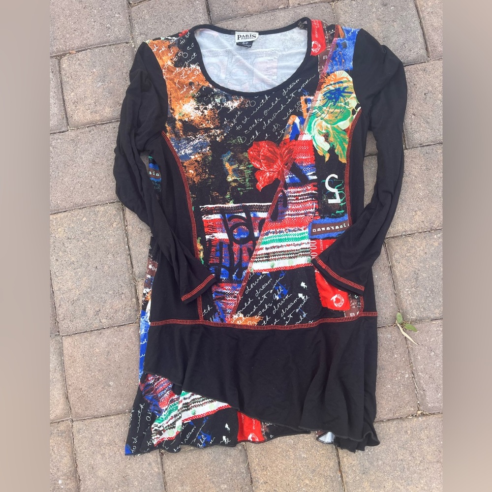 PARIS Paris print tunic